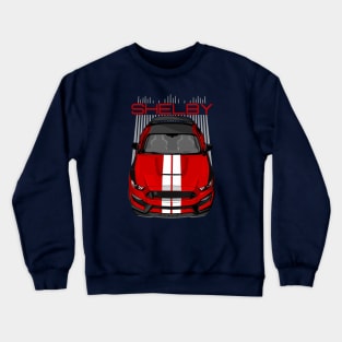 Shelby GT350 - Red & White Crewneck Sweatshirt